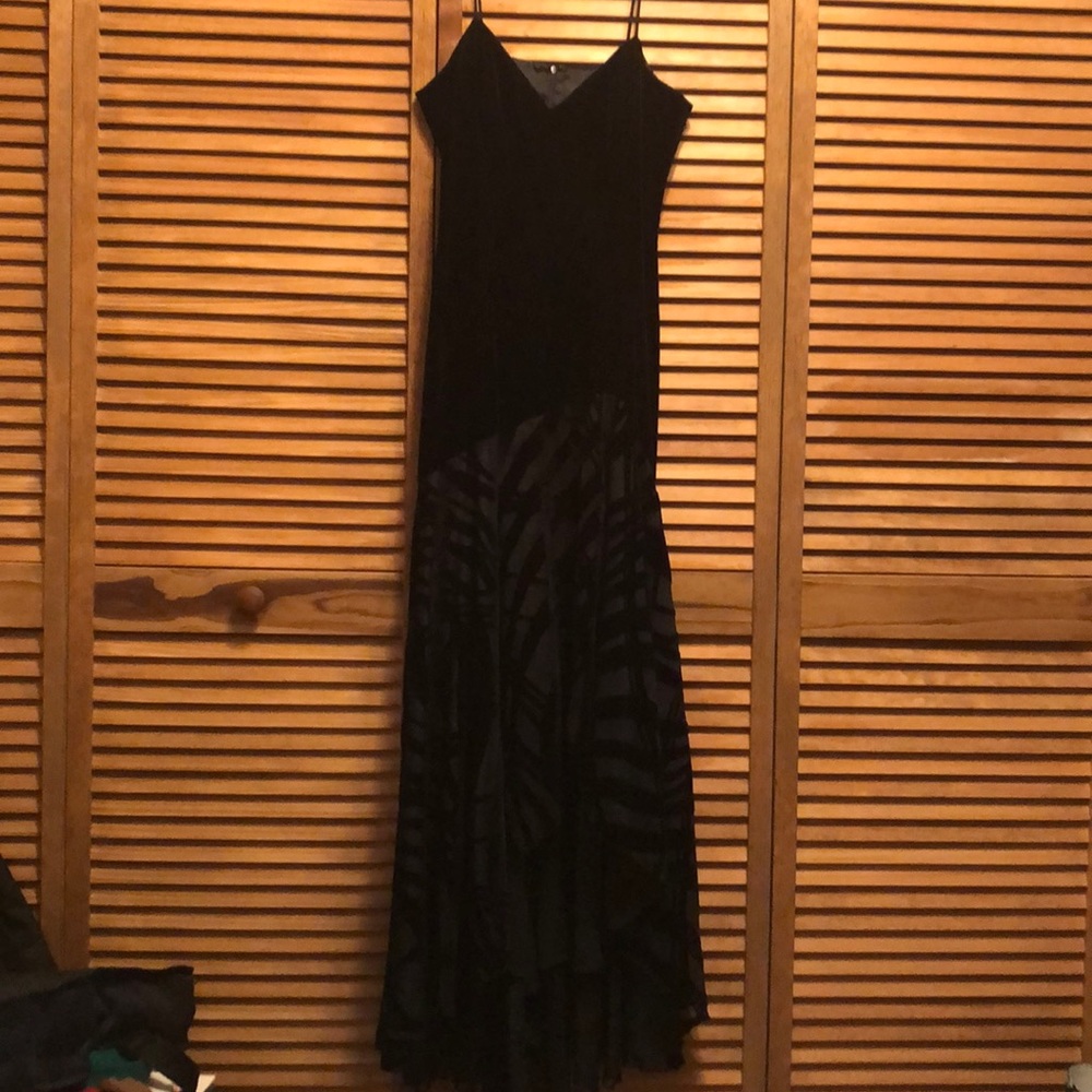 Cache velvet formal gown